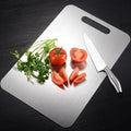 Steel Chopping Board Heavy Duty Non-Slip for Kitchen | Stainless Steel Cutting Board for Vegetables